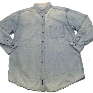 Woolrich Light Blue Casual Button Down Shirt